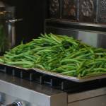 french filet bean harvest